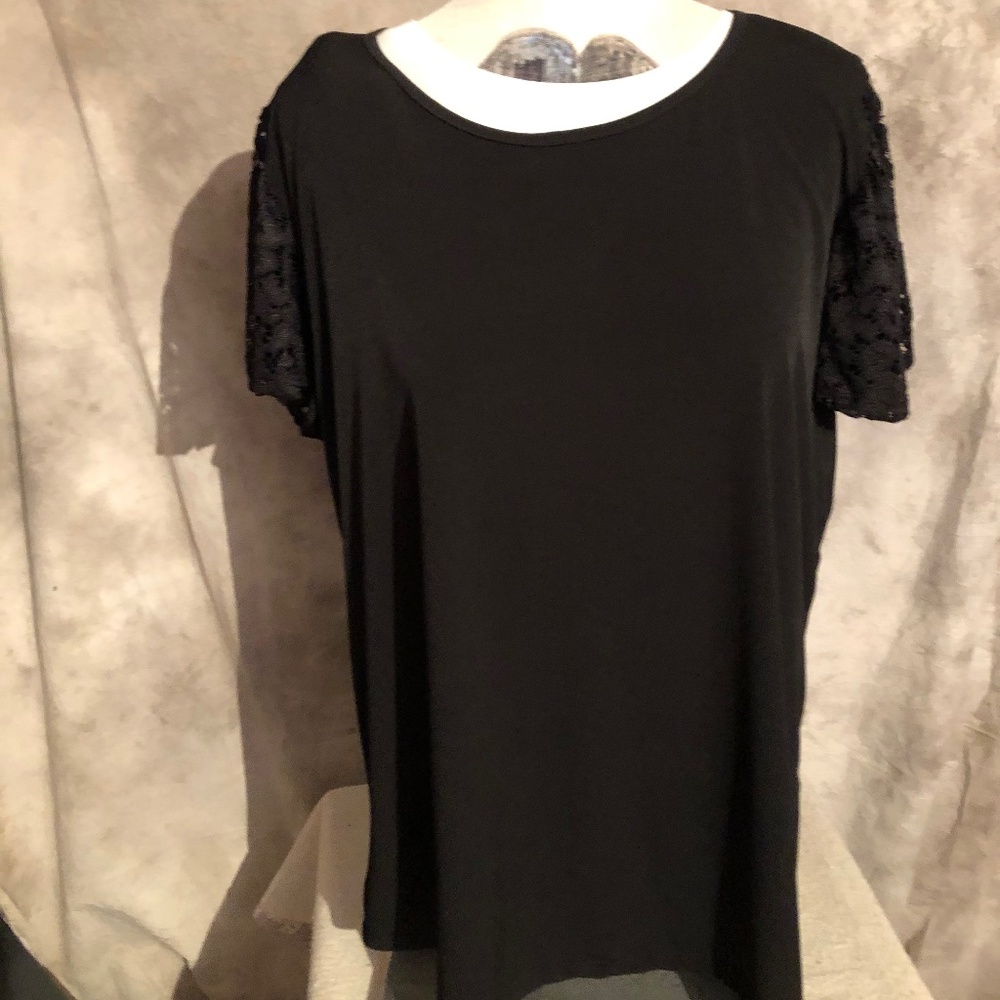 AMANA BLACK DRESS SHIRT 3X